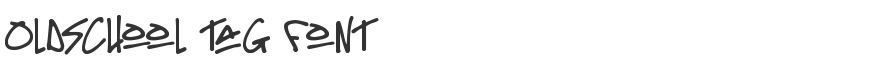Oldschool Tag Font