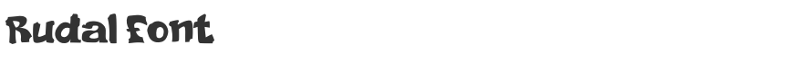 Rudal Font