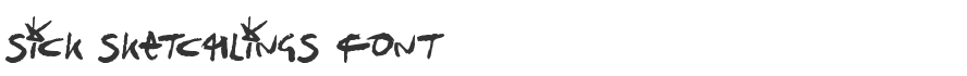 Sick Sketchlings Font