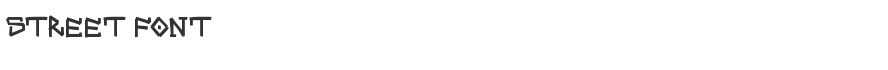 Street Font