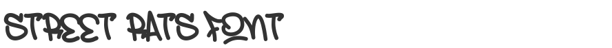 Street Rats Font
