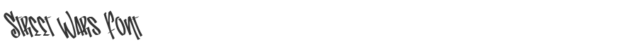 Street Wars Font