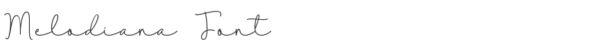 Melodiana Font