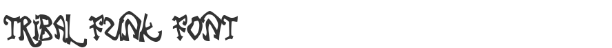 Tribal Funk Font
