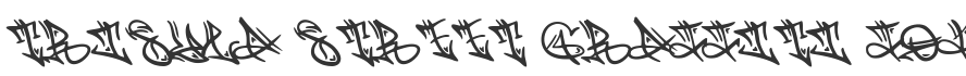 Trisula Street Graffiti Font