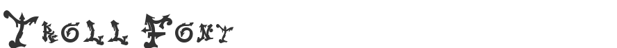 Troll Font