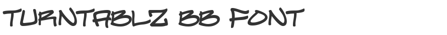 Turntablz BB Font