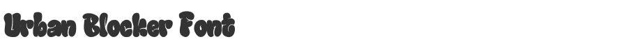 Urban Blocker Font
