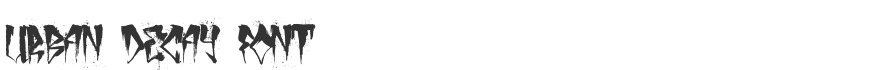 Urban Decay Font