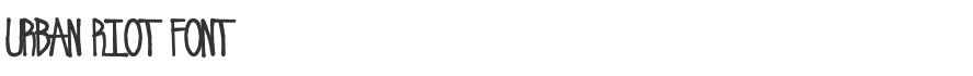 Urban Riot Font