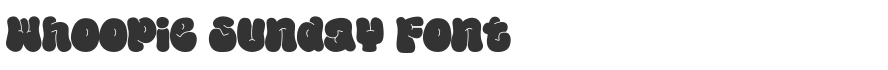 Whoopie Sunday Font