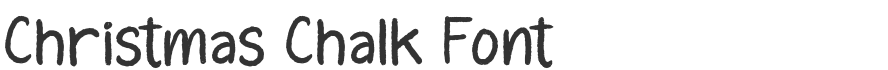 Christmas Chalk Font