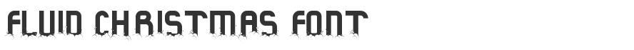 Fluid Christmas Font