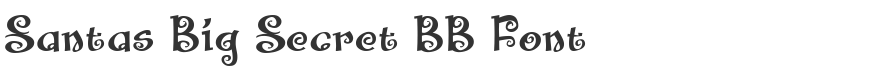 Santas Big Secret BB Font