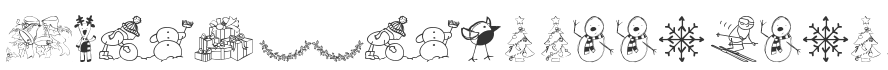 Xmas Cartoon Font