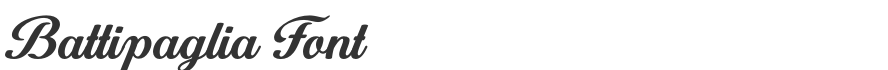 Battipaglia Font