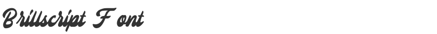 Brillscript Font