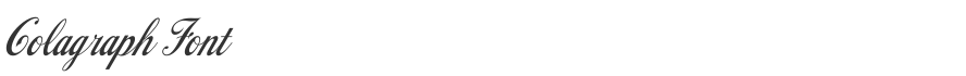 Colagraph Font