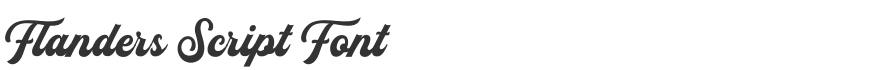 Flanders Script Font