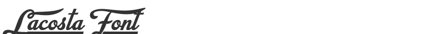 Lacosta Font