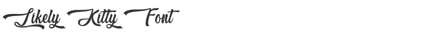 Likely Kitty Font