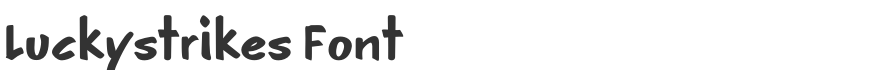Luckystrikes Font