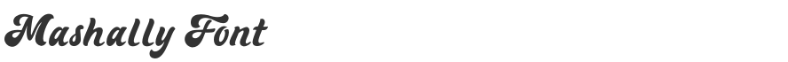 Mashally Font