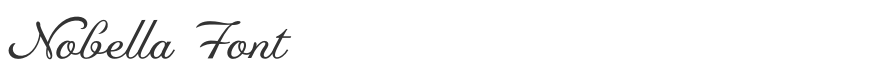 Nobella Font