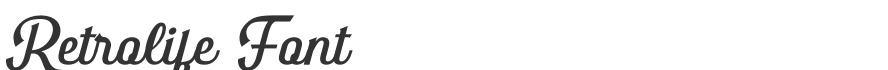 Retrolife Font