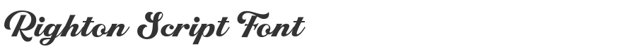 Righton Script Font