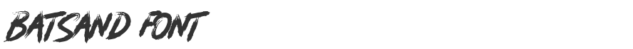 Batsand Font