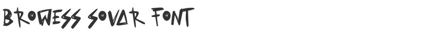 Browess Sovar Font
