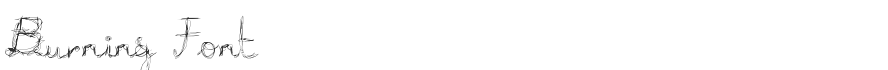 Burning Font