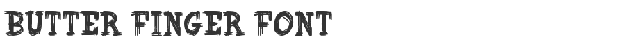 Butter Finger Font