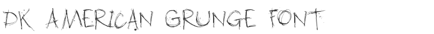 DK American Grunge Font