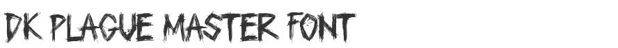 DK Plague Master Font