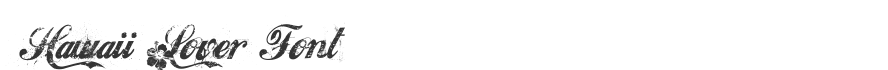 Hawaii Lover Font