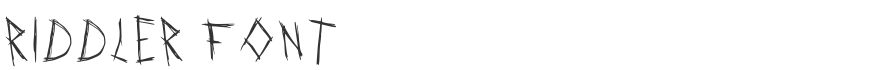 Riddler Font