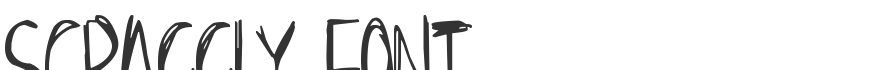 Scraggly Font