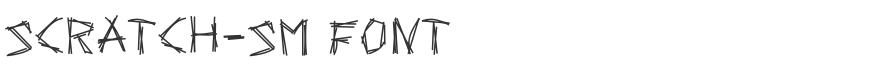 Scratch-SM Font