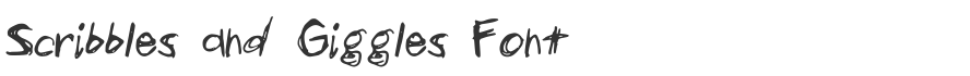 Scribbles and Giggles Font