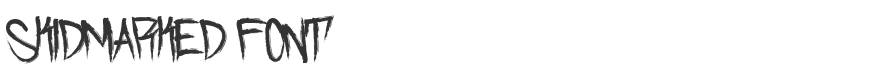 Skidmarked Font