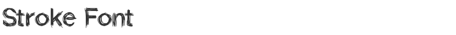 Stroke Font