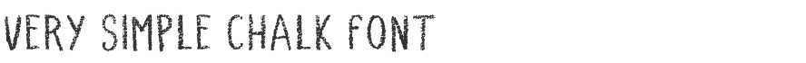 Very Simple Chalk Font