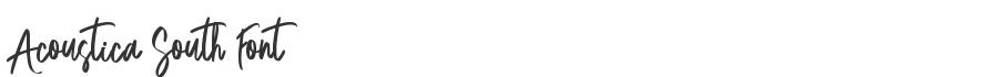 Acoustica South Font