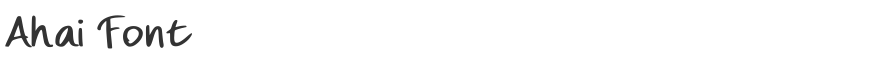 Ahai Font