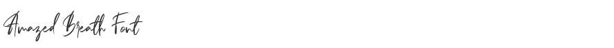Amazed Breath Font