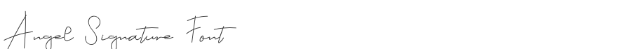 Angel Signature Font