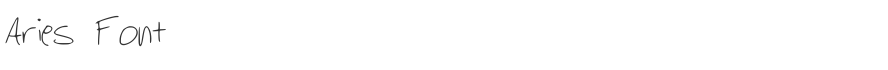 Aries Font