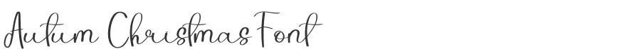 Autum Christmas Font